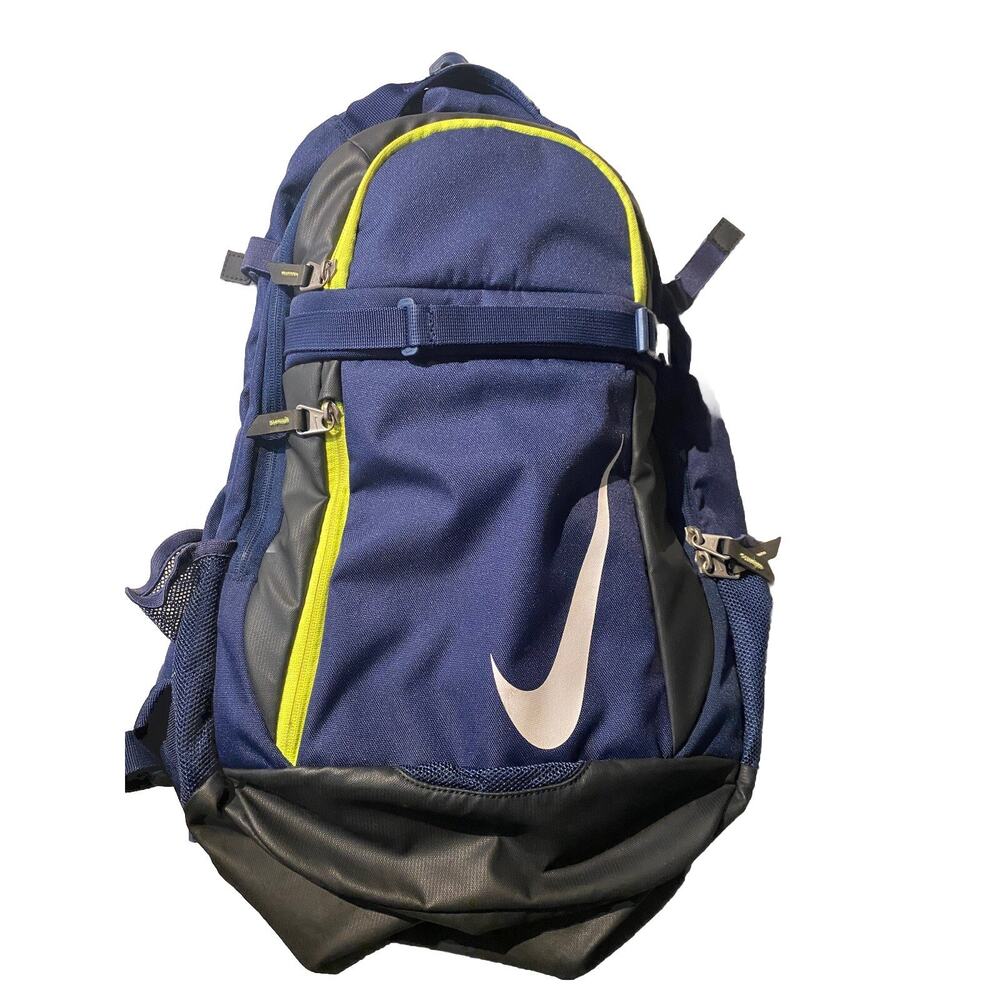 Nike BSBL Backpack Dark Blue/Neon Yellow